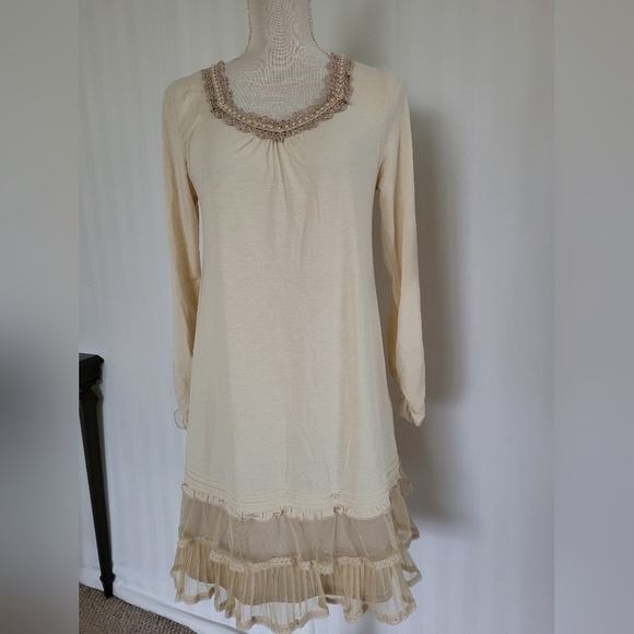 Axes femme Dresses Double Ruffled Tunic Dress Poshmark